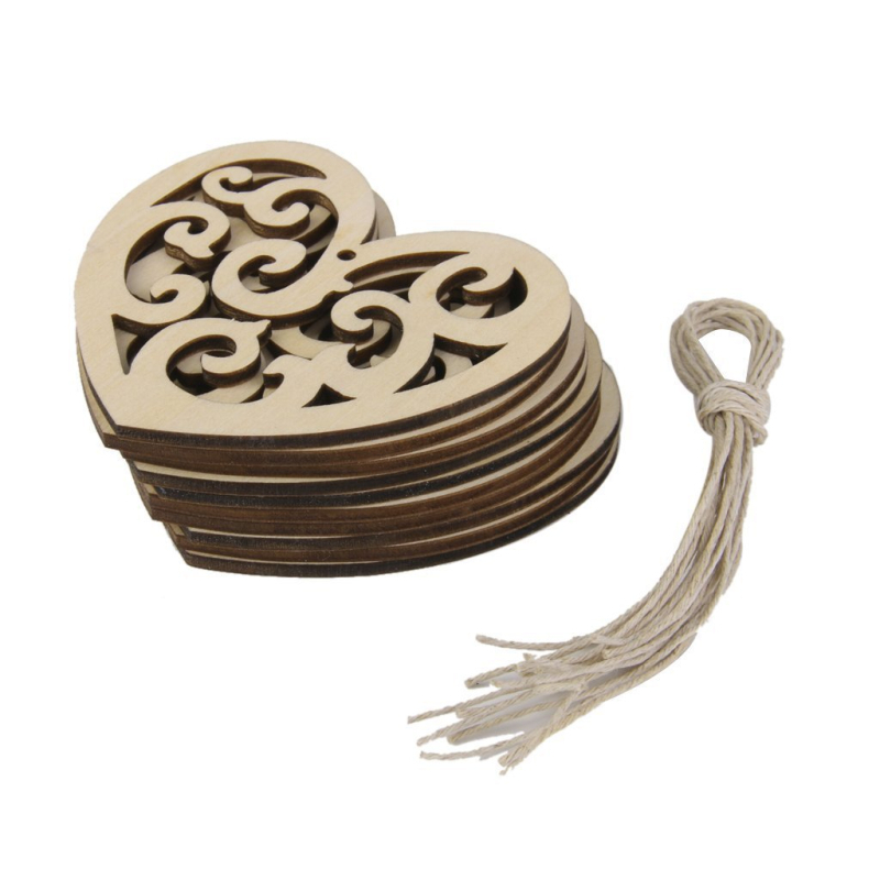 Pandantiv Boxwood – pachet 10 bucăți, pentru uz casnic, cadou de ziua de naștere