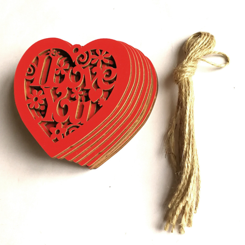 Pandantiv Boxwood – pachet 10 bucăți, pentru uz casnic, cadou de ziua de naștere