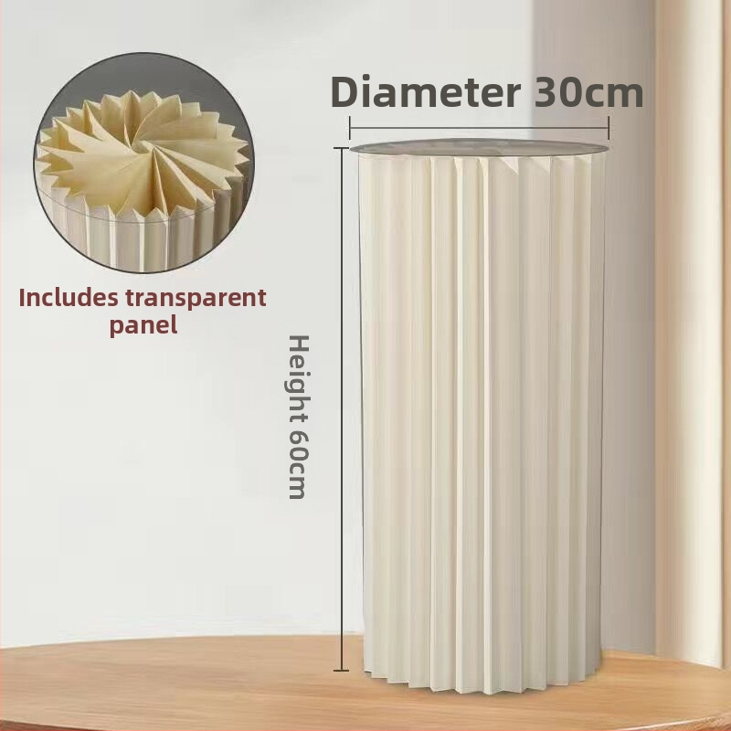 Vestuvinė sulankstoma popierinė kolona desertiniam stalui