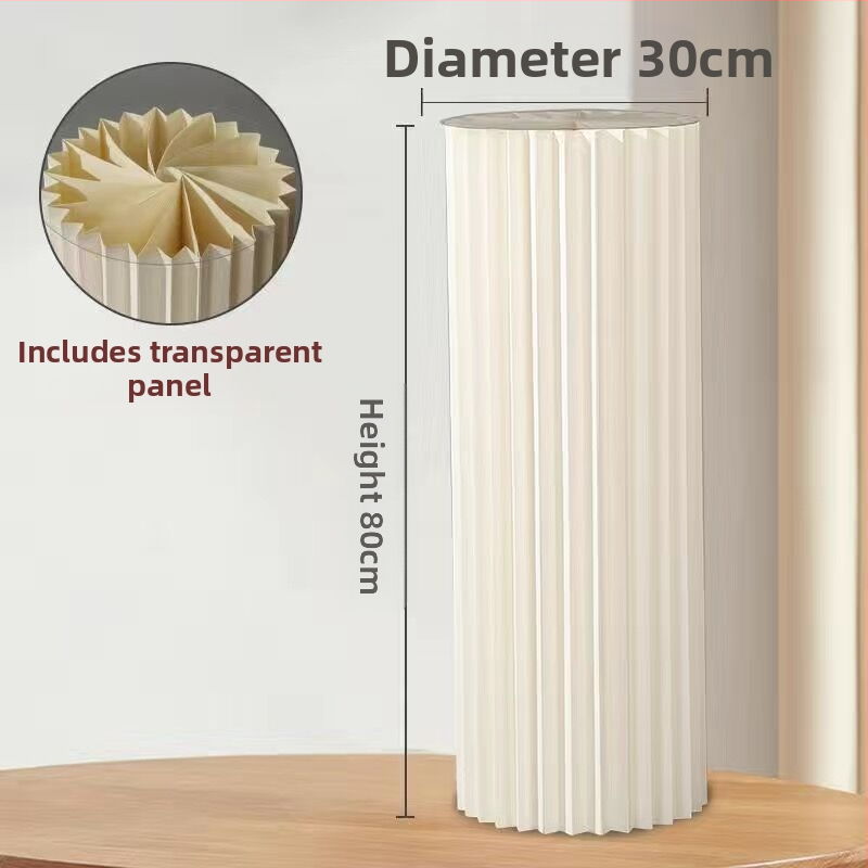 Vestuvinė sulankstoma popierinė kolona desertiniam stalui