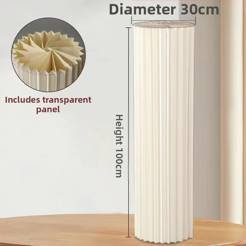 Vestuvinė sulankstoma popierinė kolona desertiniam stalui