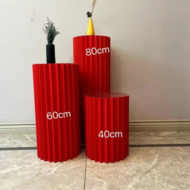 Vestuvinė sulankstoma popierinė kolona desertiniam stalui