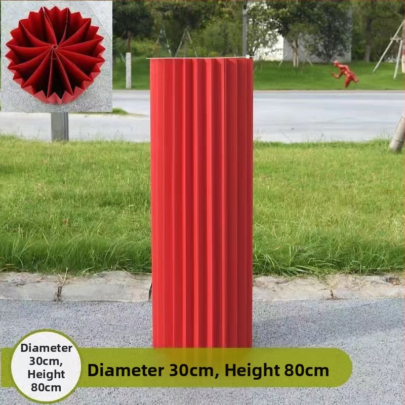 Vestuvinė sulankstoma popierinė kolona desertiniam stalui