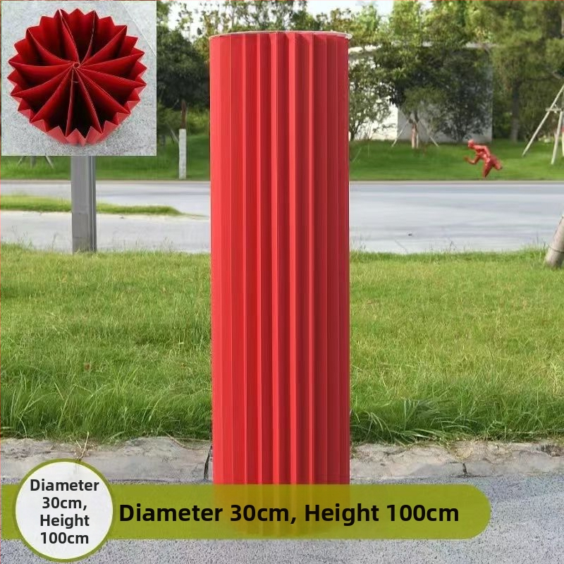 Vestuvinė sulankstoma popierinė kolona desertiniam stalui