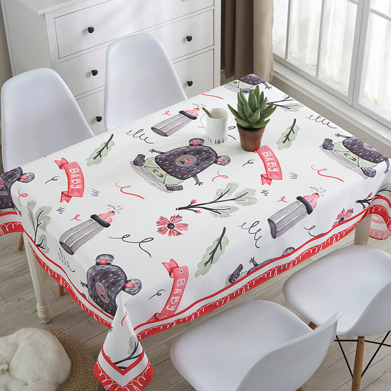 Stolnjak — otporan na prašinu, dekorativnog izgleda, moderan i minimalistički stil (Materijal: poliester; Oblik: pravokutnik; Funkcije: otporan na prašinu, dekoracija; Marka: Mouse Home Decoration)