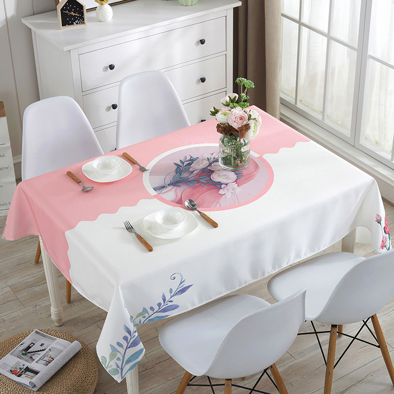 Stolnjak — otporan na prašinu, dekorativnog izgleda, moderan i minimalistički stil (Materijal: poliester; Oblik: pravokutnik; Funkcije: otporan na prašinu, dekoracija; Marka: Mouse Home Decoration)