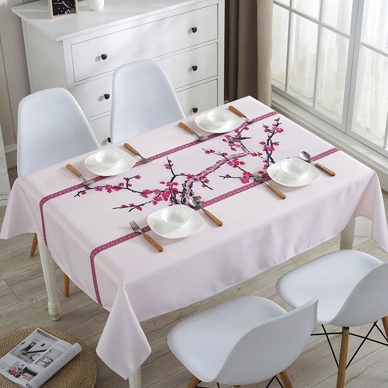 Stolnjak — otporan na prašinu, dekorativnog izgleda, moderan i minimalistički stil (Materijal: poliester; Oblik: pravokutnik; Funkcije: otporan na prašinu, dekoracija; Marka: Mouse Home Decoration)