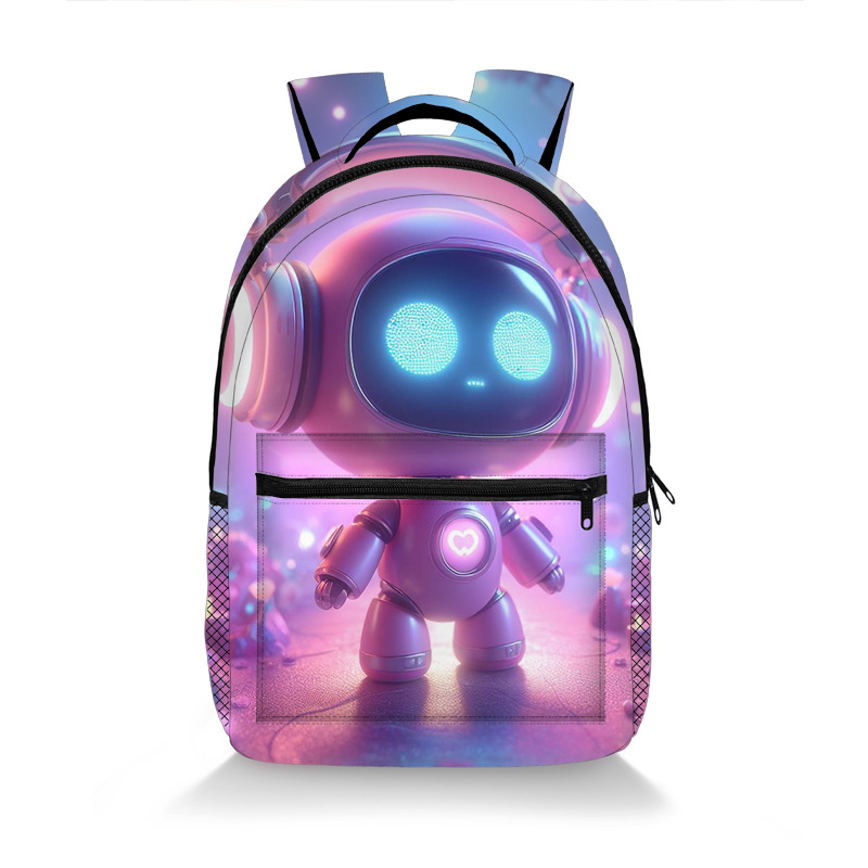 Školska torba s motivom astronauta, prozračna, otporna na habanje, zaštita kralježnice, naramenice s zračnim jastučićem, velika zapremina