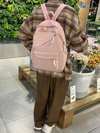 Unisex τσάντα πλάτης από Oxford ύφασμα, 20–35 L, αδιάβροχη, χωράει φορητό 15 ιντσών, ιμάντας με αερό-μαξιλάρι, φρέσκο και γλυκό στυλ