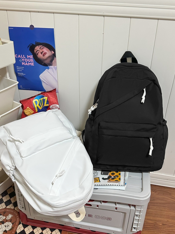 Unisex Oxford hátizsák, 20–35 L, vízálló, 15 hüvelykes laptophoz, légpárnás vállpánt, friss és édes stílus