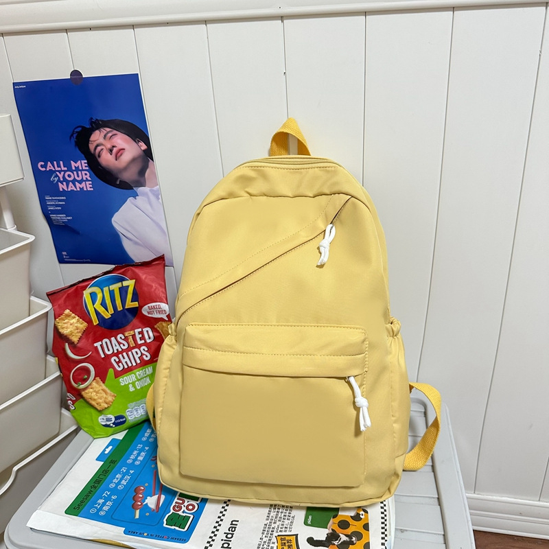 Unisex Oxford hátizsák, 20–35 L, vízálló, 15 hüvelykes laptophoz, légpárnás vállpánt, friss és édes stílus