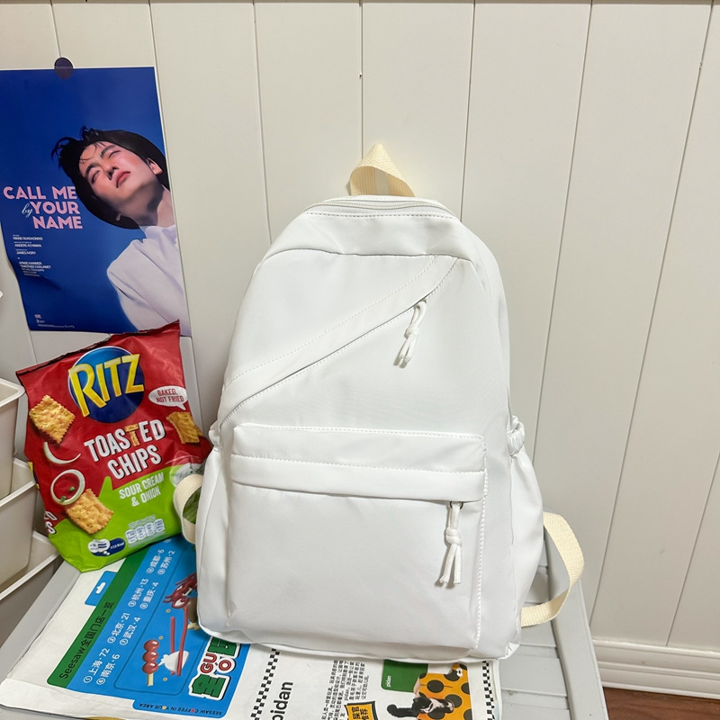 Unisex Oxford hátizsák, 20–35 L, vízálló, 15 hüvelykes laptophoz, légpárnás vállpánt, friss és édes stílus