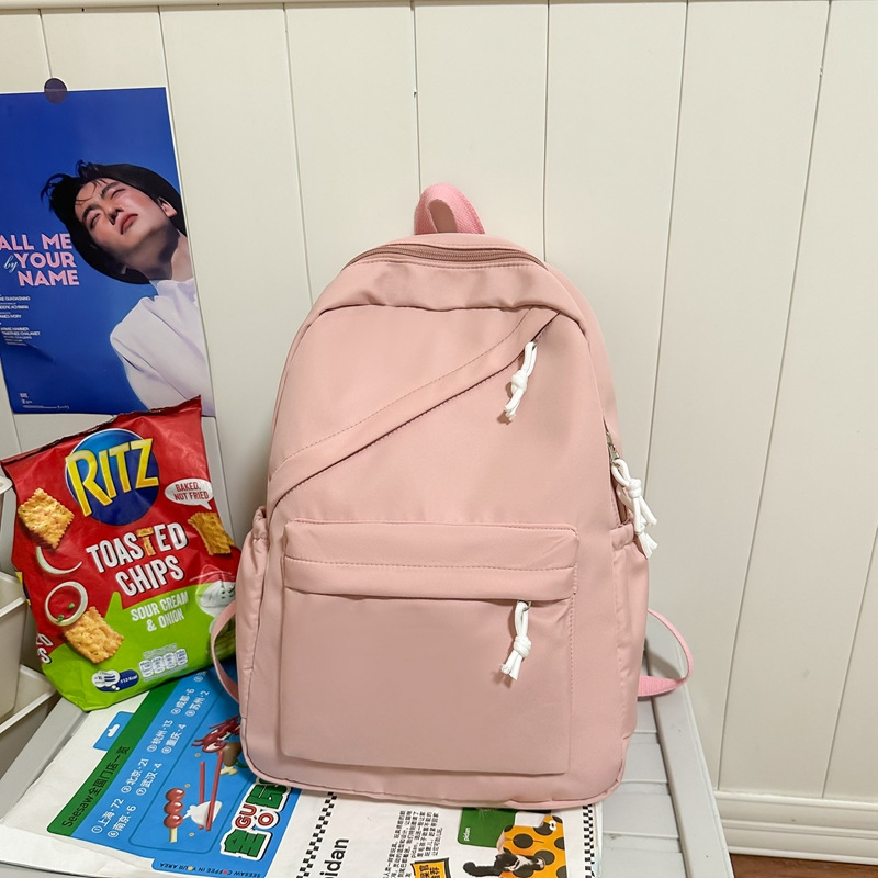 Unisex Oxford hátizsák, 20–35 L, vízálló, 15 hüvelykes laptophoz, légpárnás vállpánt, friss és édes stílus