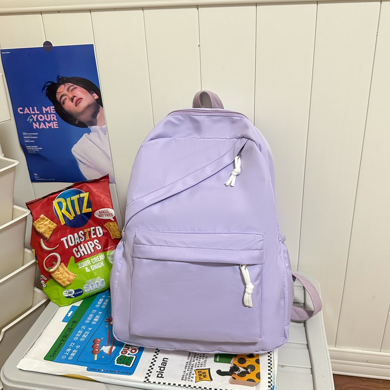 Unisex Oxford hátizsák, 20–35 L, vízálló, 15 hüvelykes laptophoz, légpárnás vállpánt, friss és édes stílus