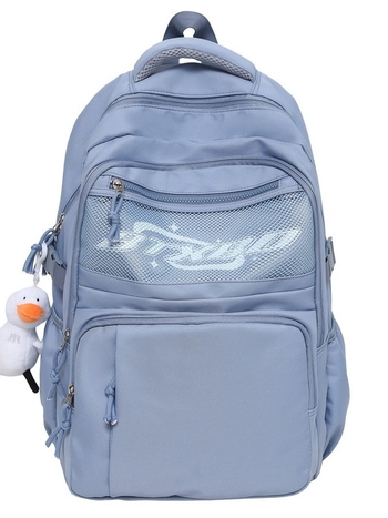 Σακίδιο μεγάλής χωρητικότητας σε στυλ street fashion, ύφασμα Oxford, χωρητικότητα 20–35L, κατάλληλο για φορητό 10 ιντσών, καμπύλες ιμάντες ώμου