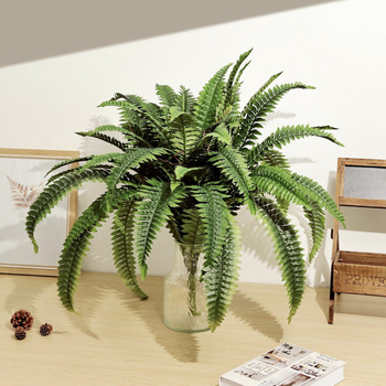 Angus Τεχνητό φυτό Persian Grass με μεταξωτά φύλλα, στυλιζάρισμα και εκτύπωση οθόνης, ποικιλία Persia, κατάλληλο για γάμους, εξωτερικούς χώρους και οικιακή διακόσμηση