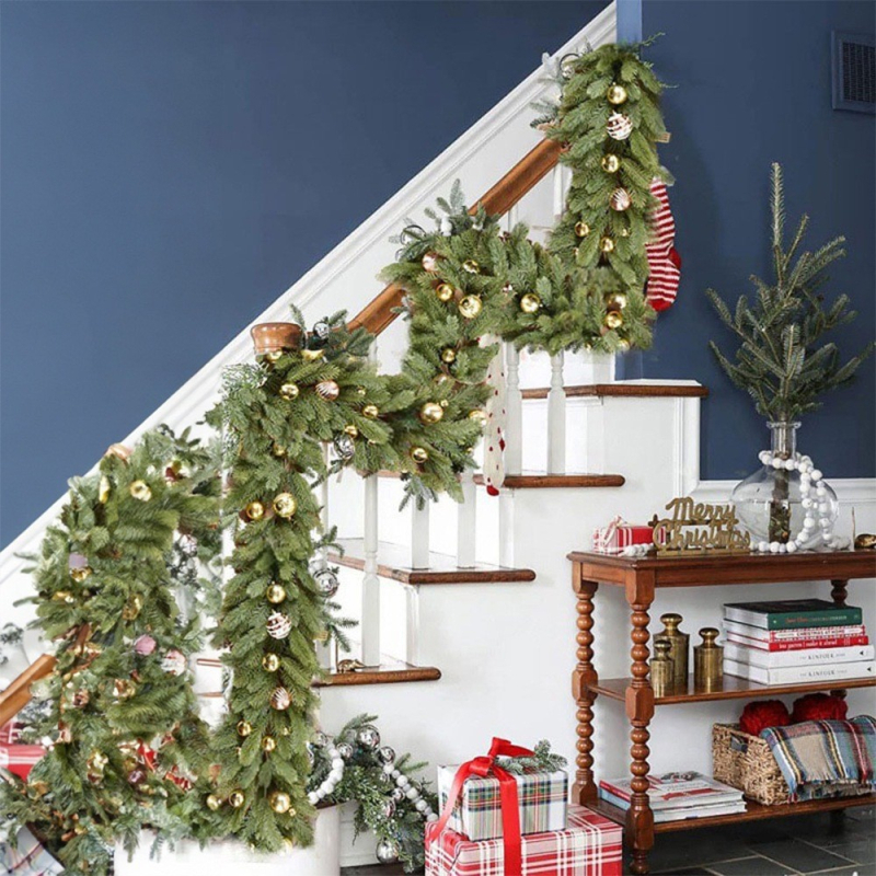 Decorațiune de perete cu flori de mătase, ace de pin și viță de ratan pentru nunți și decor acasă