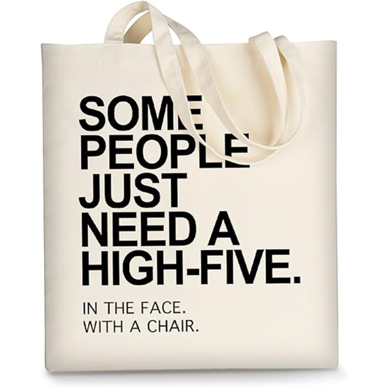 Prilagodljiva platnena torba s dnom, velika kapaciteta, lanena podstava, tisk toplinskim transferom, platno od poliestera i pamuka