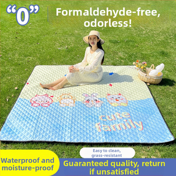 Covor impermeabil pentru exterior — covoraș de picnic portabil cu izolație termică, grosime ultrasonică, pentru cort și dormitor, pentru plajă și camping