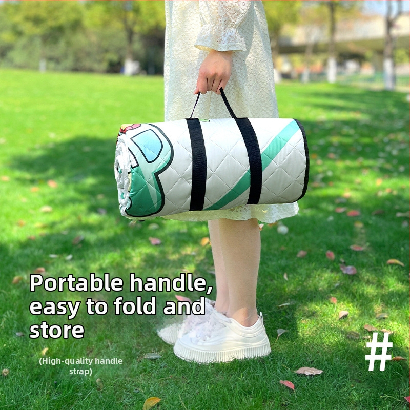 Covor impermeabil pentru exterior — covoraș de picnic portabil cu izolație termică, grosime ultrasonică, pentru cort și dormitor, pentru plajă și camping