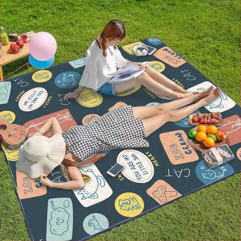 Covor impermeabil pentru exterior — covoraș de picnic portabil cu izolație termică, grosime ultrasonică, pentru cort și dormitor, pentru plajă și camping