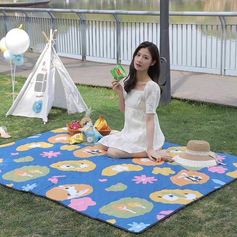 Covor impermeabil pentru exterior — covoraș de picnic portabil cu izolație termică, grosime ultrasonică, pentru cort și dormitor, pentru plajă și camping