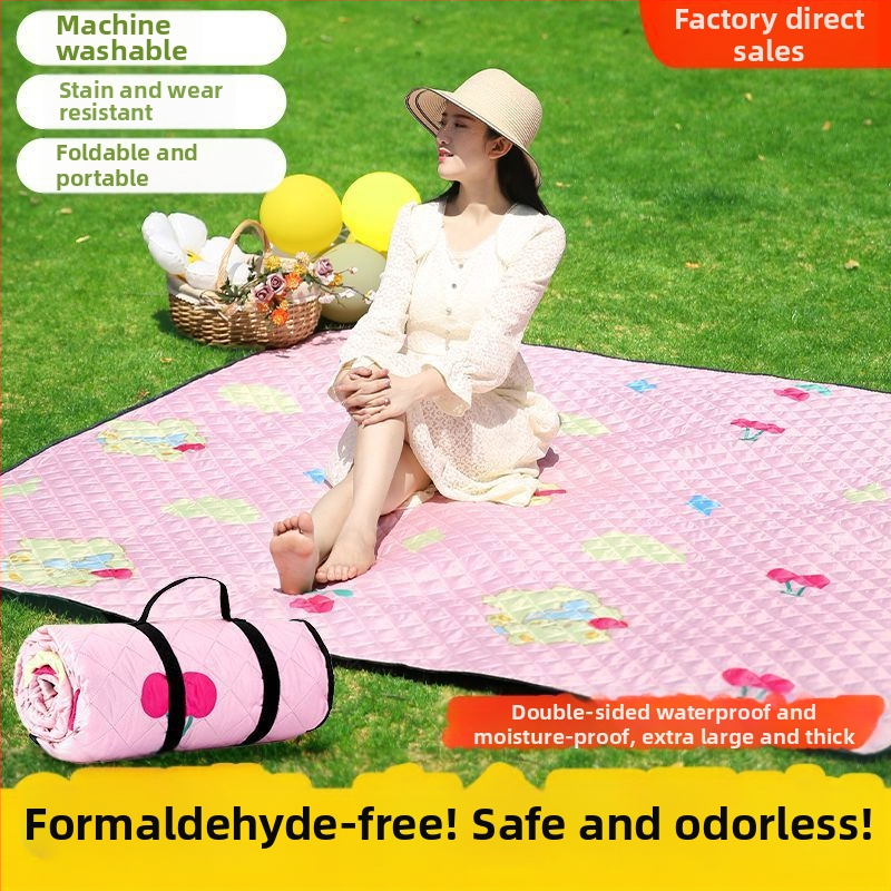 Covor impermeabil pentru exterior — covoraș de picnic portabil cu izolație termică, grosime ultrasonică, pentru cort și dormitor, pentru plajă și camping
