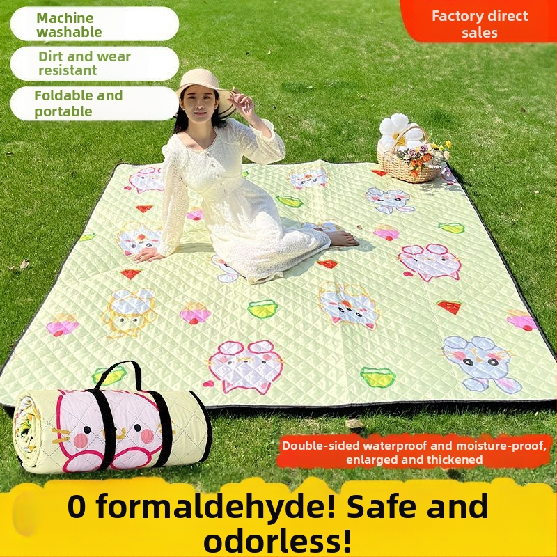 Covor impermeabil pentru exterior — covoraș de picnic portabil cu izolație termică, grosime ultrasonică, pentru cort și dormitor, pentru plajă și camping