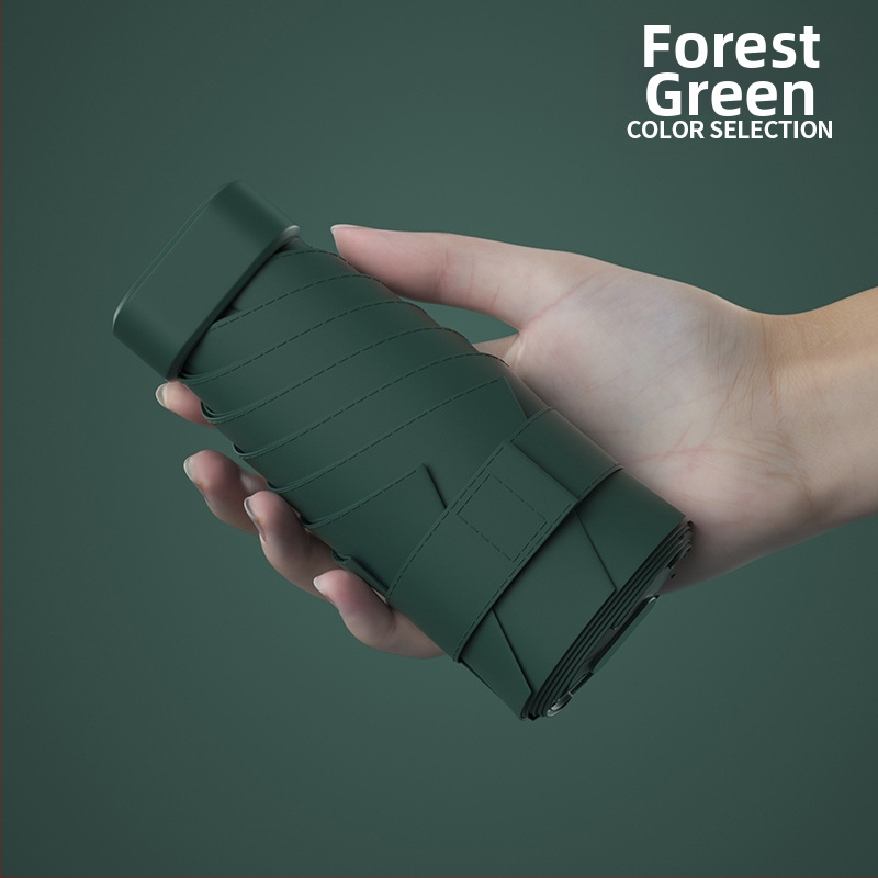 South Joe ultralengvas šešių skėtis moterims su diržu | rankinis atidarymas, aliuminio rėmas, 210T audinys, UPF>50, kompaktiškas kišeninis dizainas