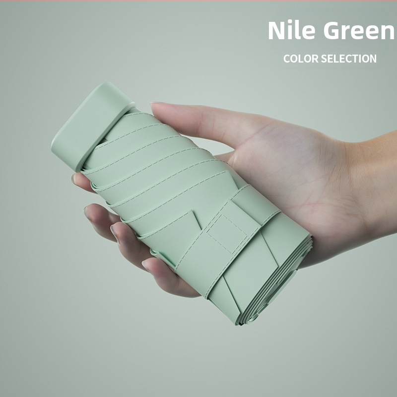 South Joe ultralengvas šešių skėtis moterims su diržu | rankinis atidarymas, aliuminio rėmas, 210T audinys, UPF>50, kompaktiškas kišeninis dizainas