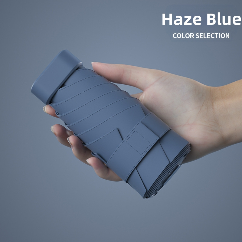 South Joe ultralengvas šešių skėtis moterims su diržu | rankinis atidarymas, aliuminio rėmas, 210T audinys, UPF>50, kompaktiškas kišeninis dizainas