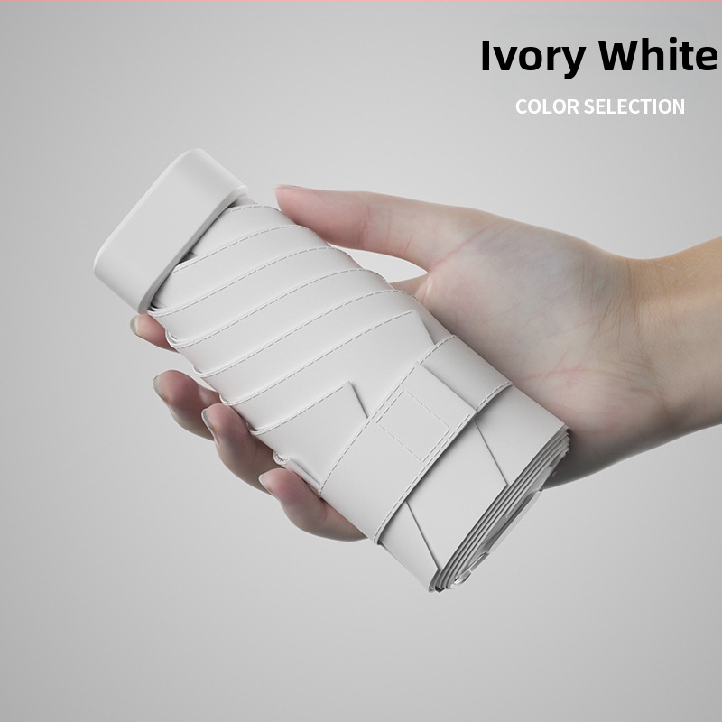 South Joe ultralengvas šešių skėtis moterims su diržu | rankinis atidarymas, aliuminio rėmas, 210T audinys, UPF>50, kompaktiškas kišeninis dizainas