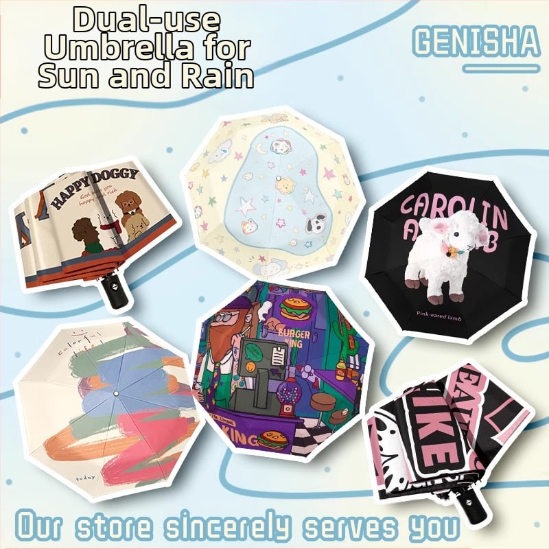 Ομπρέλα ήλίου με σκελετό από σίδηρο 8 ραβδών, ξύλινο άξονα και λαβή, κάλυμμα πολυεστέρα 190T, UPF50+, χειροκίνητο άνοιγμα/κλείσιμο