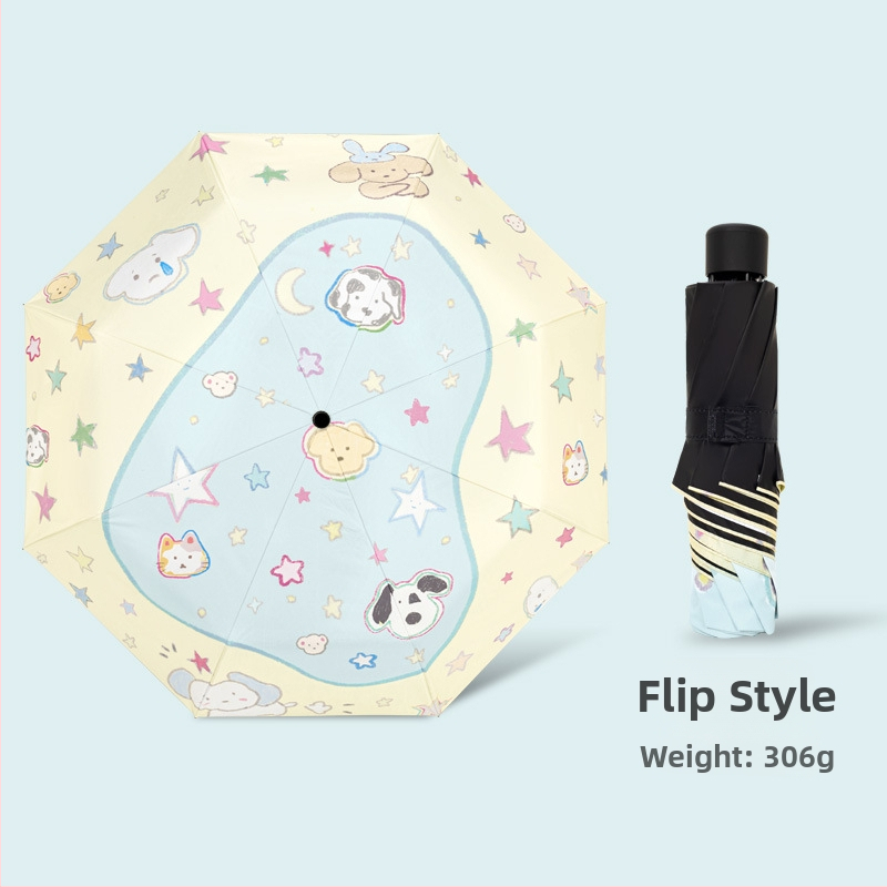 Ομπρέλα ήλίου με σκελετό από σίδηρο 8 ραβδών, ξύλινο άξονα και λαβή, κάλυμμα πολυεστέρα 190T, UPF50+, χειροκίνητο άνοιγμα/κλείσιμο