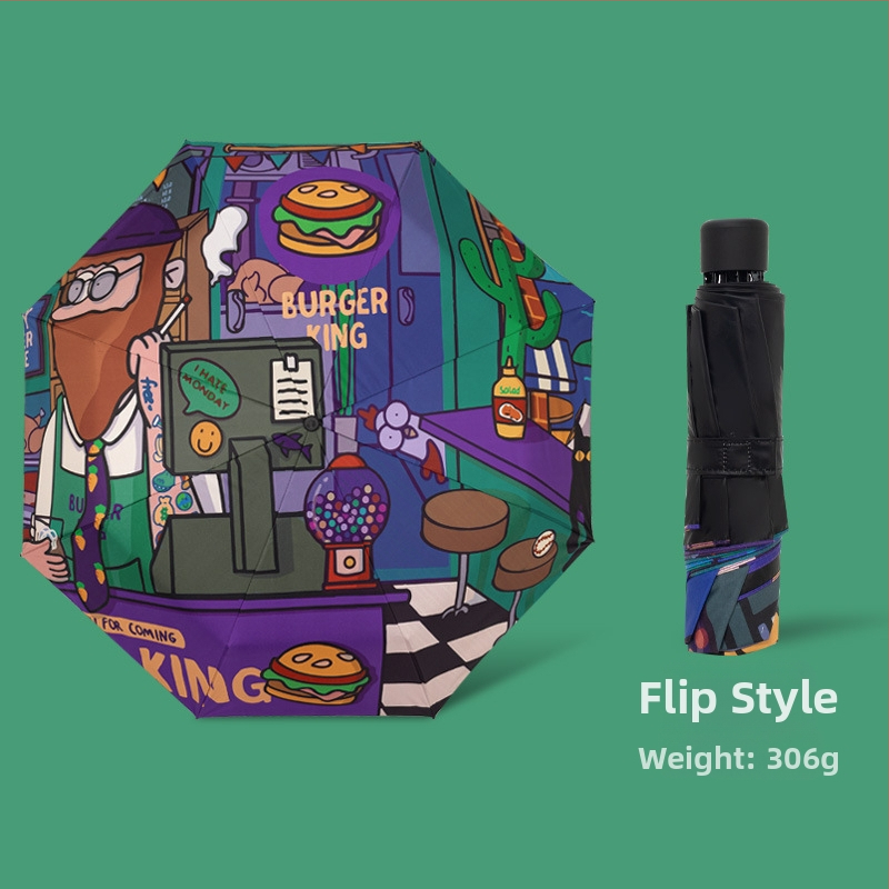 Ομπρέλα ήλίου με σκελετό από σίδηρο 8 ραβδών, ξύλινο άξονα και λαβή, κάλυμμα πολυεστέρα 190T, UPF50+, χειροκίνητο άνοιγμα/κλείσιμο