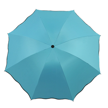 Χειροκίνητη διπλωτή ομπρέλα με UV προστασία UPF>40, 8 ακτίνες σκελετός από σίδηρο, ύφασμα 190T, προσαρμογή λογότυπου