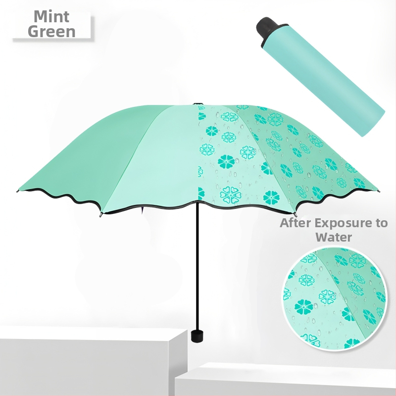 Rankinis sulankstomas skėtis su UV apsauga UPF>40, 8 ribų plieno rėmas, 190T audinys, logotipo pritaikymas