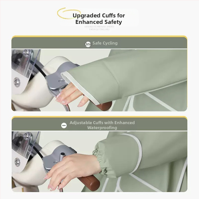 Пончо за дъжд за туризъм, EVA материя, за възрастни, един човек, 322 г