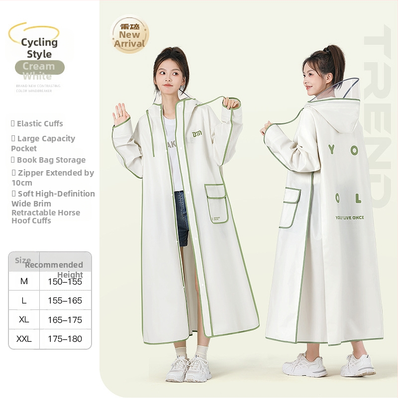 Πόντσο βροχής πεζοπορίας, EVA ύφασμα, ενήλικας, ένα άτομο, 322 γρ