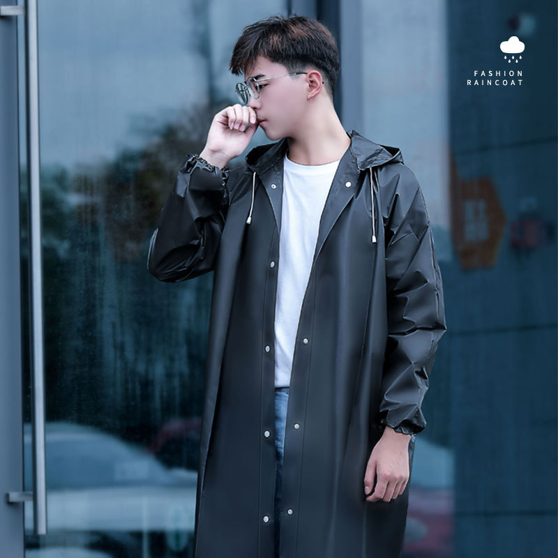 Rain Age EVA αδιάβροχο poncho για ενήλικες – ένα κομμάτι, EVA ύφασμα 1.2 mm, κατάλληλο για πεζοπορίες, με εκτυπωμένο λογότυπο, προσαρμογή