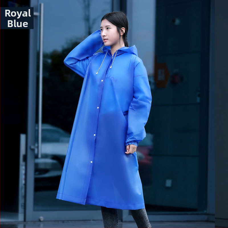 Rain Age EVA αδιάβροχο poncho για ενήλικες – ένα κομμάτι, EVA ύφασμα 1.2 mm, κατάλληλο για πεζοπορίες, με εκτυπωμένο λογότυπο, προσαρμογή