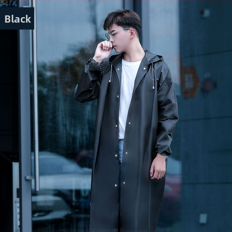 Rain Age EVA αδιάβροχο poncho για ενήλικες – ένα κομμάτι, EVA ύφασμα 1.2 mm, κατάλληλο για πεζοπορίες, με εκτυπωμένο λογότυπο, προσαρμογή