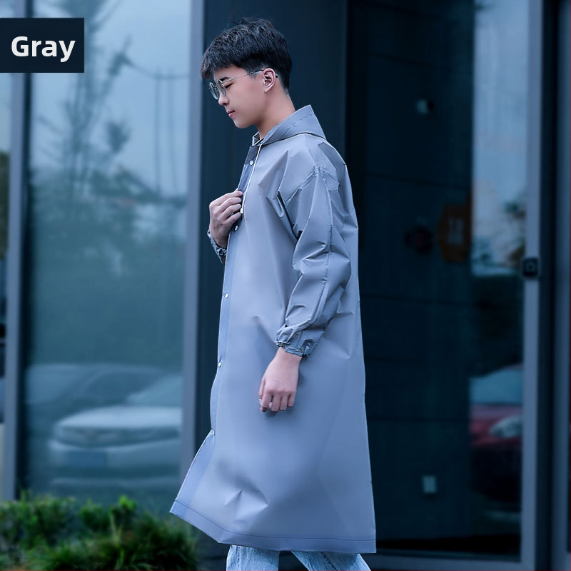 Rain Age EVA αδιάβροχο poncho για ενήλικες – ένα κομμάτι, EVA ύφασμα 1.2 mm, κατάλληλο για πεζοπορίες, με εκτυπωμένο λογότυπο, προσαρμογή