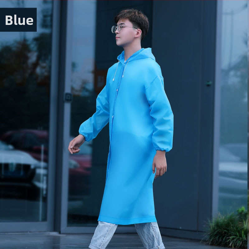 Rain Age EVA αδιάβροχο poncho για ενήλικες – ένα κομμάτι, EVA ύφασμα 1.2 mm, κατάλληλο για πεζοπορίες, με εκτυπωμένο λογότυπο, προσαρμογή