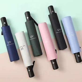 Ομπρέλα UV με 8 ακτίνες, προστασία UPF>50, αυτόματη λειτουργία ανοίγματος-κλεισίματος, δυνατότητα λογότυπου