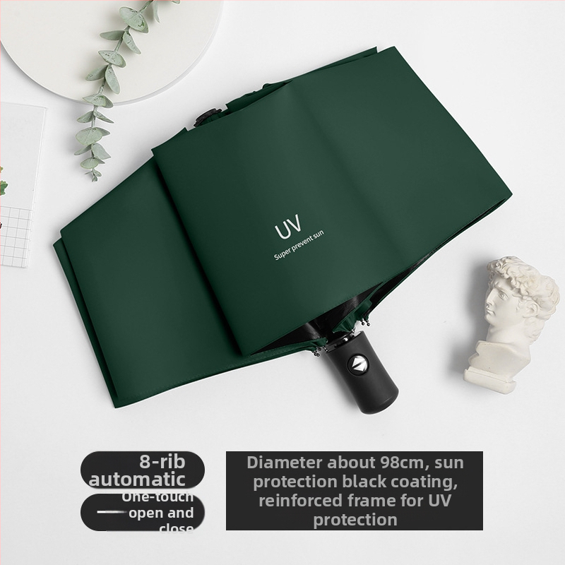 8-ribių skėtis su UV apsauga UPF>50, automatinis atidarymas ir uždarymas, logotipo pritaikymas