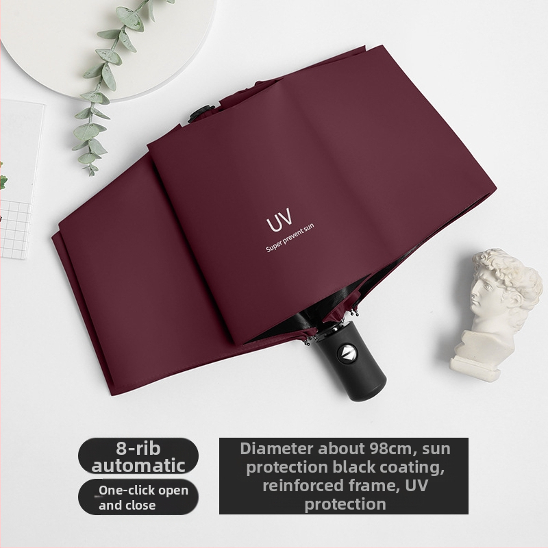 8-ribių skėtis su UV apsauga UPF>50, automatinis atidarymas ir uždarymas, logotipo pritaikymas