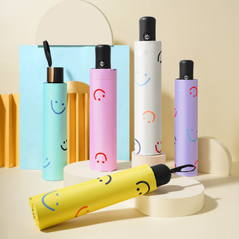 Ομπρέλα - Διπλής χρήσης ήλιος και βροχή, βινύλιο ύφασμα, 8 ακτίνες από σίδηρο, χειροκίνητο άνοιγμα/κλείσιμο, UPF > 40