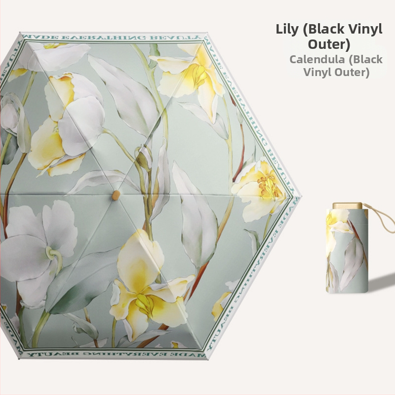 Ομπρέλα ήλίου με 16 βέργες, χειροκίνητο άνοιγμα, UV προστασία UPF 50+, βέργες από κράμα, λαβή από σκληρό ξύλο