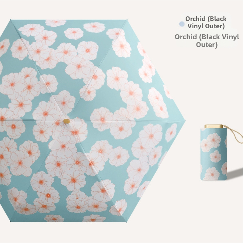 Ομπρέλα ήλίου με 16 βέργες, χειροκίνητο άνοιγμα, UV προστασία UPF 50+, βέργες από κράμα, λαβή από σκληρό ξύλο